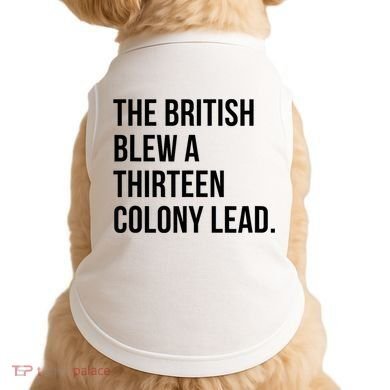 The British Blew A Thirteen Colony Lead Doggie Tank