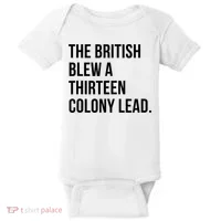 The British Blew A Thirteen Colony Lead Baby Bodysuit thumb 0