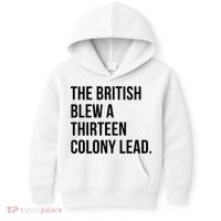 The British Blew A Thirteen Colony Lead Kids Hoodie thumb 0