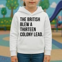 The British Blew A Thirteen Colony Lead Kids Hoodie thumb 3