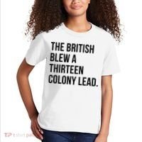 The British Blew A Thirteen Colony Lead Kids T-Shirt thumb 2