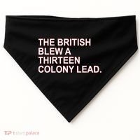 The British Blew A Thirteen Colony Lead USA-Made Doggie Bandana thumb 0