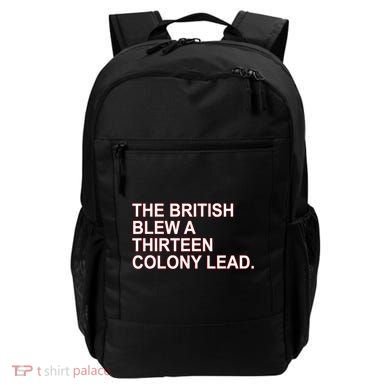 The British Blew A Thirteen Colony Lead Backpack