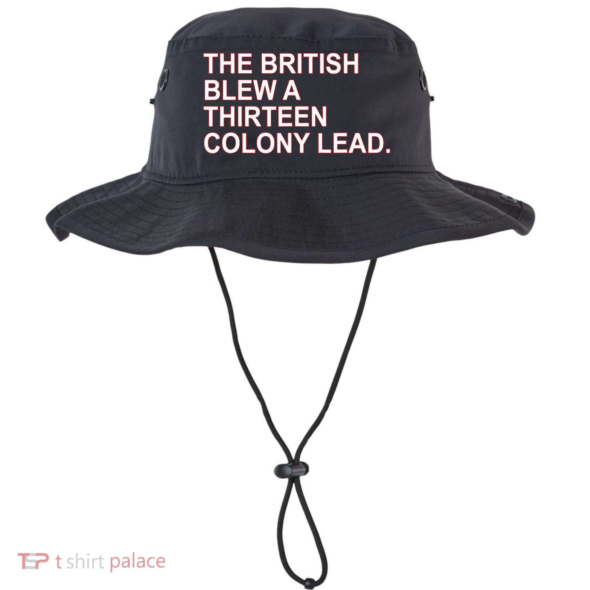 The British Blew A Thirteen Colony Lead Bucket Hat