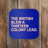 The British Blew A Thirteen Colony Lead Coaster thumb 0