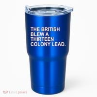 The British Blew A Thirteen Colony Lead Tumbler thumb 0