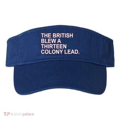 The British Blew A Thirteen Colony Lead Visor