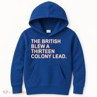 The British Blew A Thirteen Colony Lead Kids Hoodie thumb 0