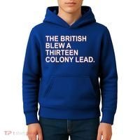 The British Blew A Thirteen Colony Lead Kids Hoodie thumb 4