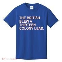 The British Blew A Thirteen Colony Lead Kids T-Shirt thumb 0