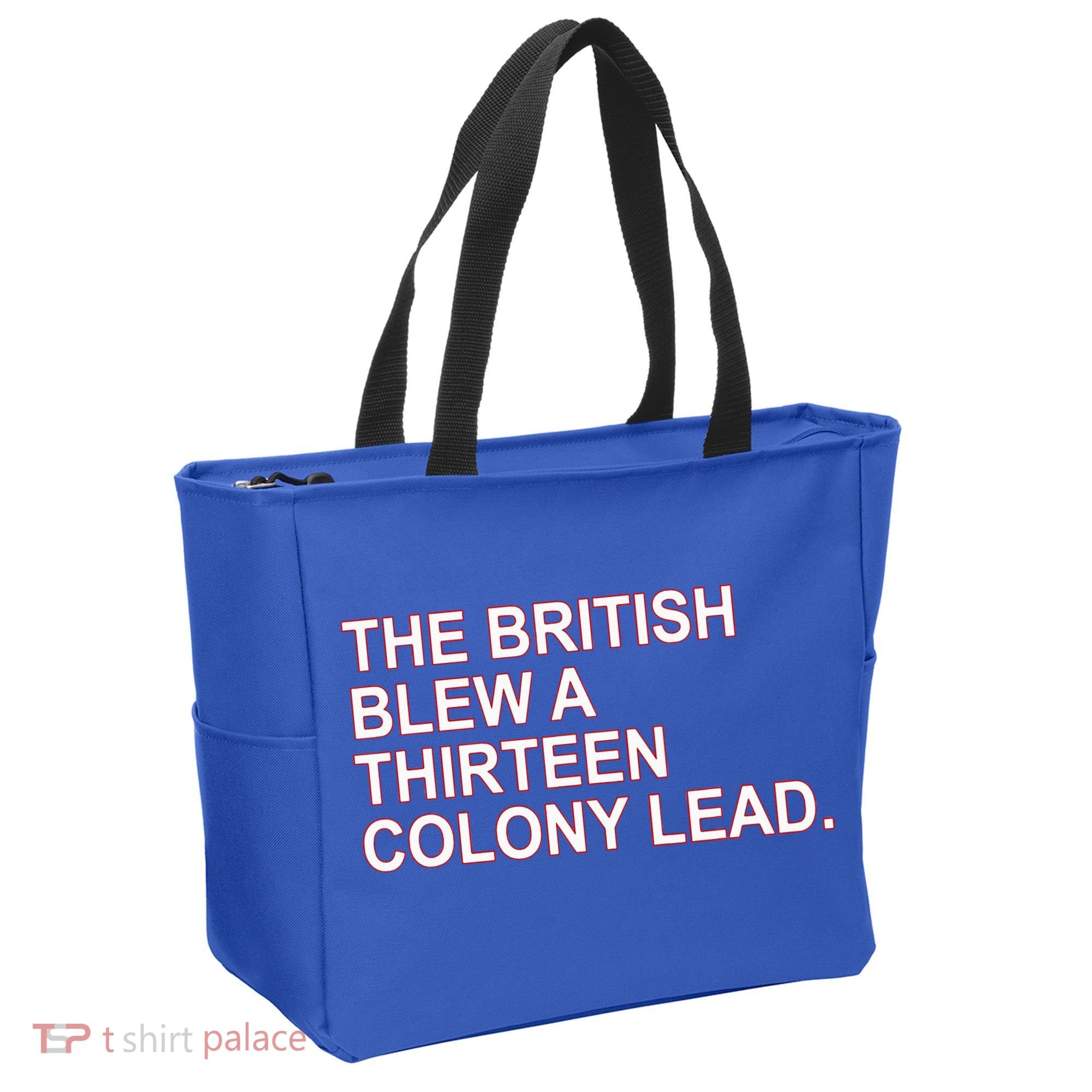 The British Blew A Thirteen Colony Lead Tote Bag