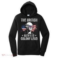The British Blew A 13 Colony Lead Funny George Washington Women's Hoodie thumb 0