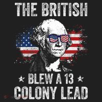 The British Blew A 13 Colony Lead Funny George Washington Tumbler thumb 3