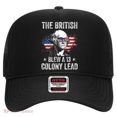 The British Blew A 13 Colony Lead Funny George Washington Hat