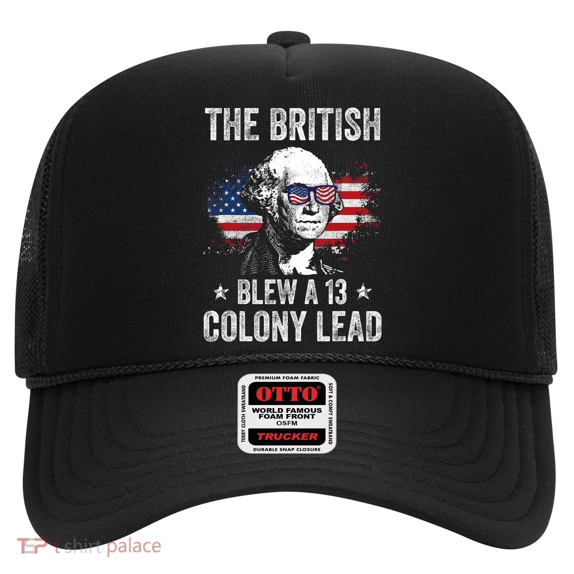 The British Blew A 13 Colony Lead Funny George Washington Hat