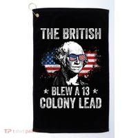 The British Blew A 13 Colony Lead Funny George Washington Golf Towel thumb 0