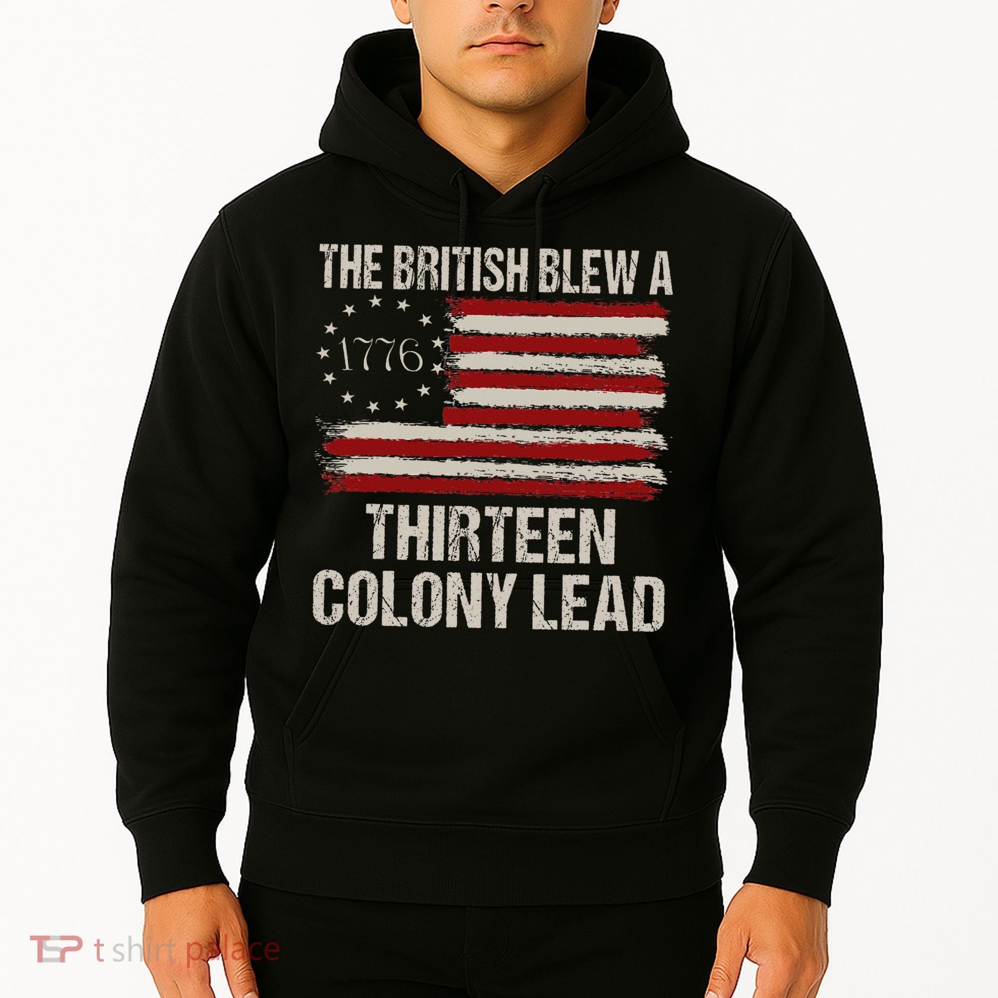 The British Blew A 13 Colony Lead Hoodie