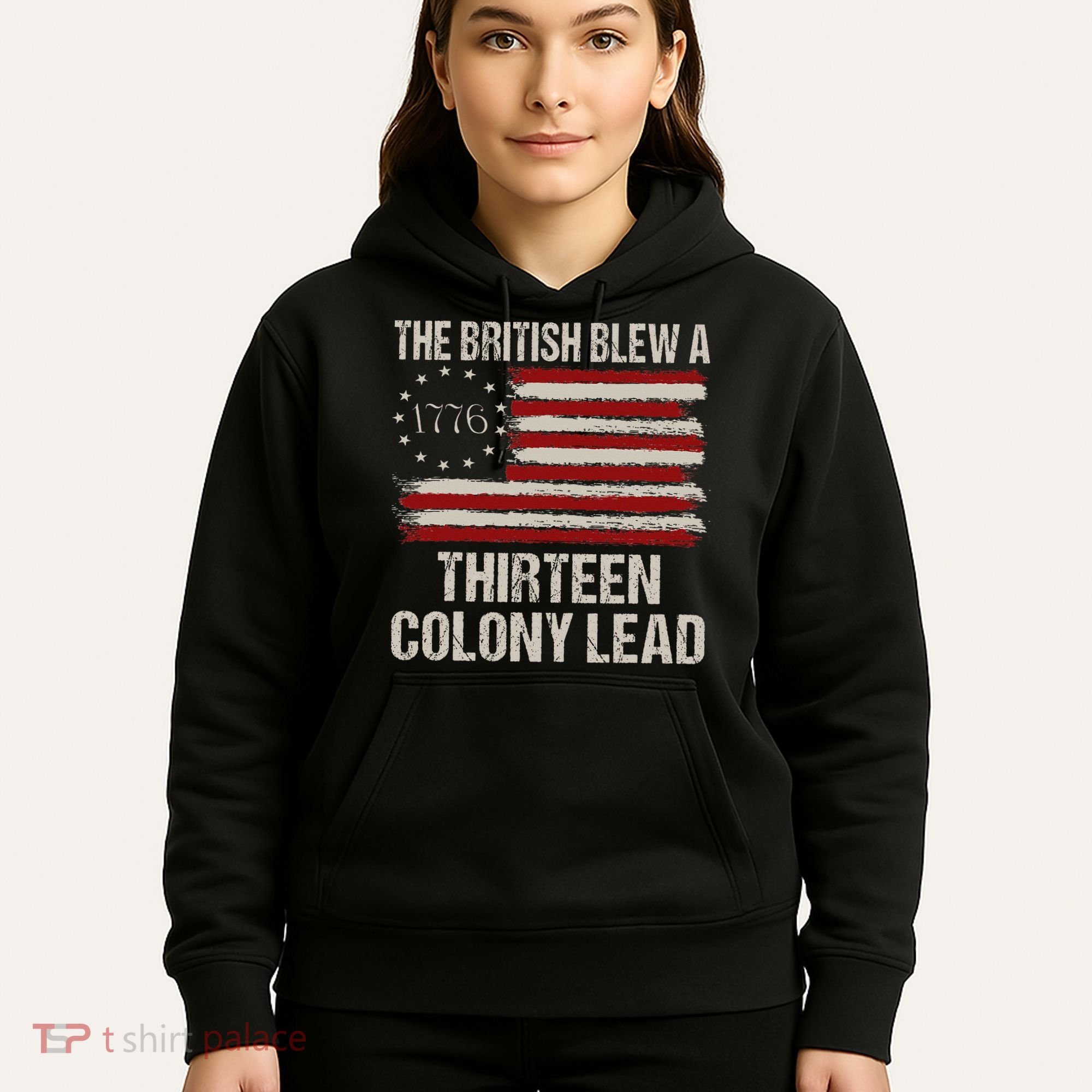 The British Blew A 13 Colony Lead Hoodie