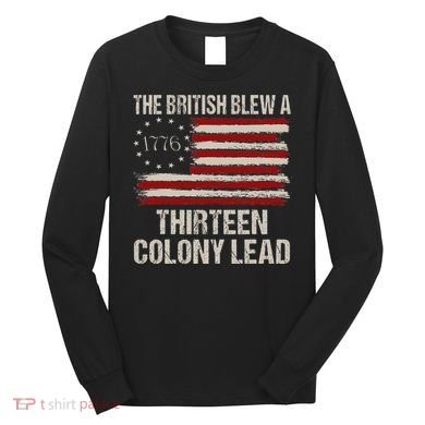 The British Blew A 13 Colony Lead Long Sleeve Shirt