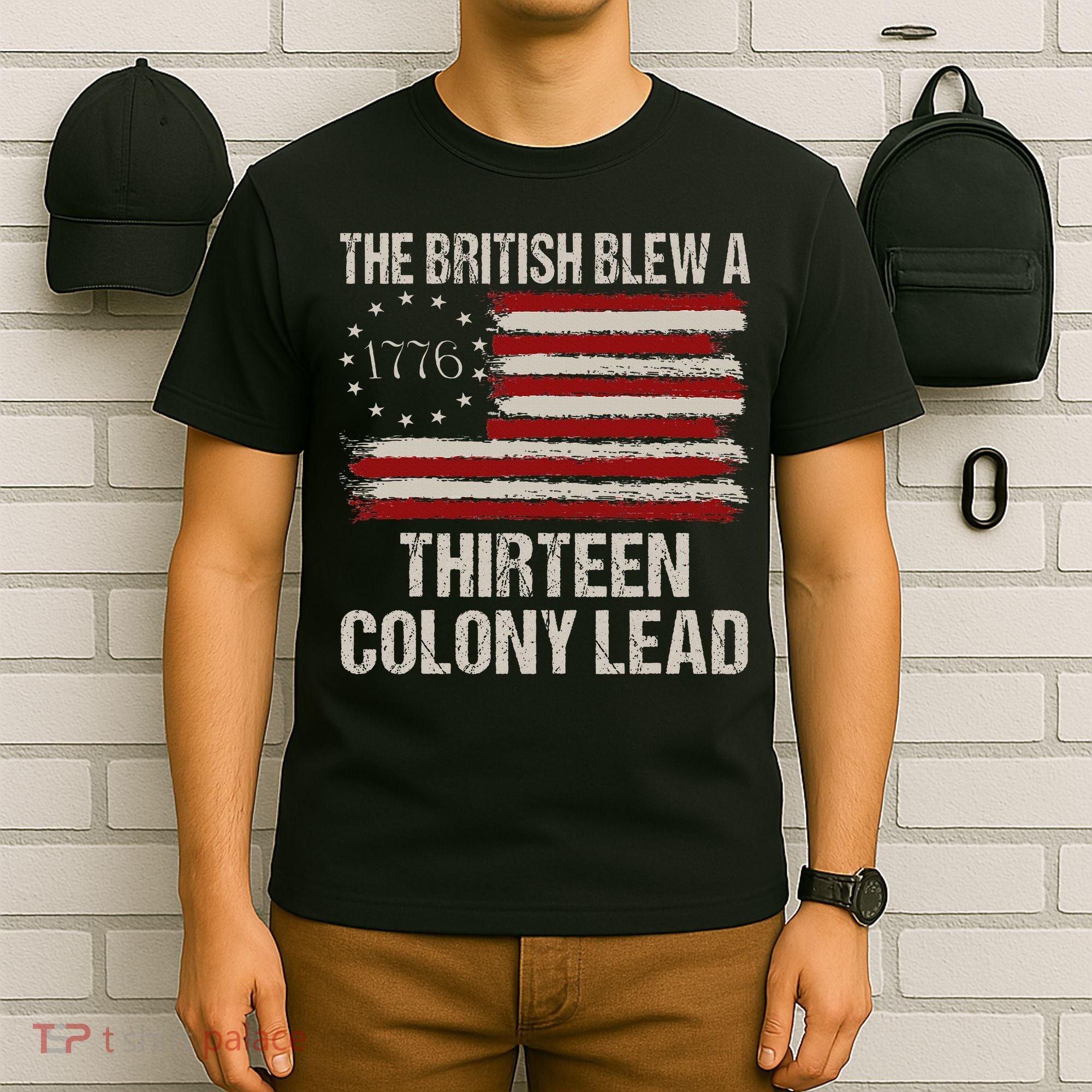 The British Blew A 13 Colony Lead T-Shirt