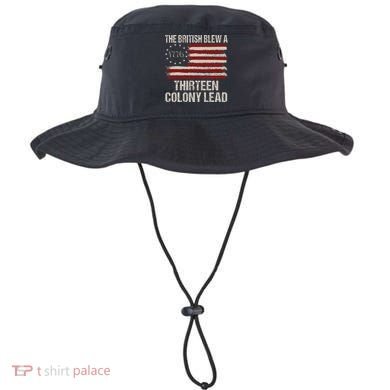 The British Blew A 13 Colony Lead Bucket Hat