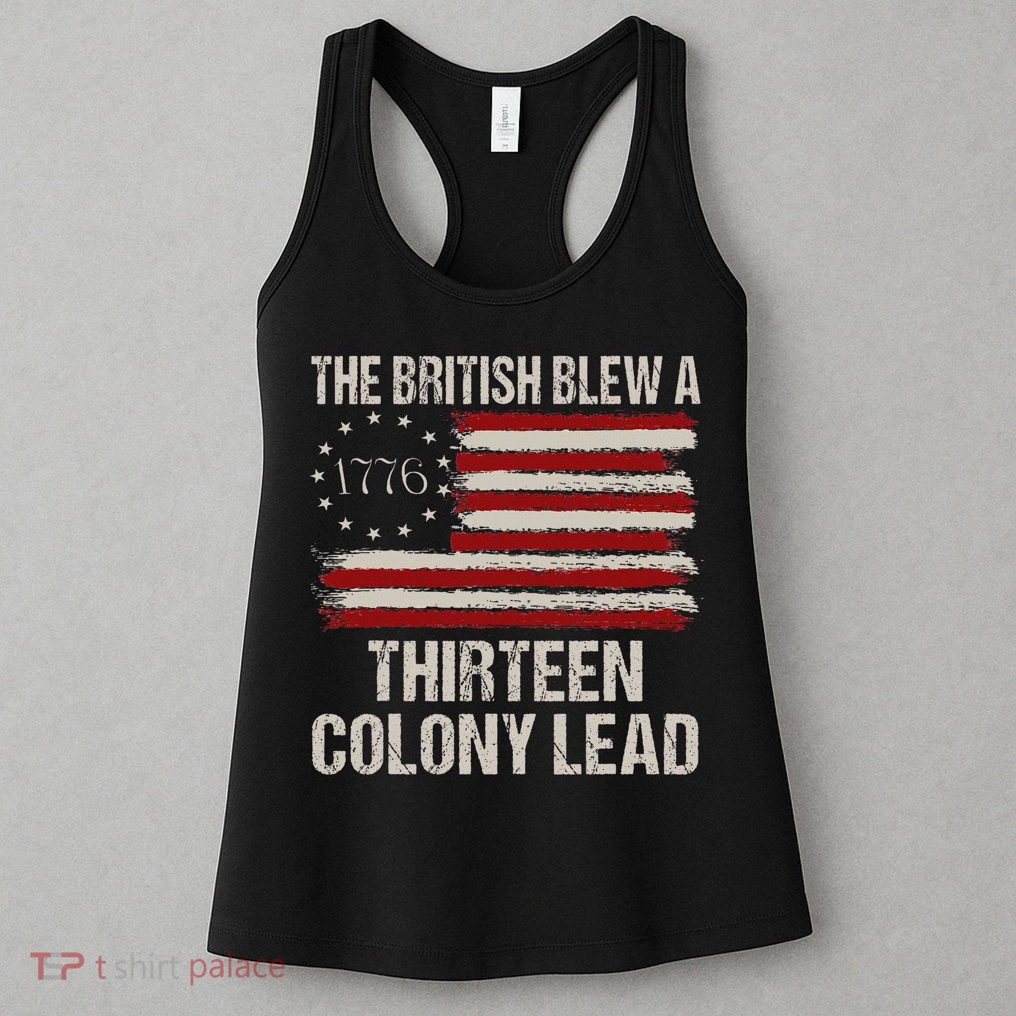 The British Blew A 13 Colony Lead Women's Tank Top