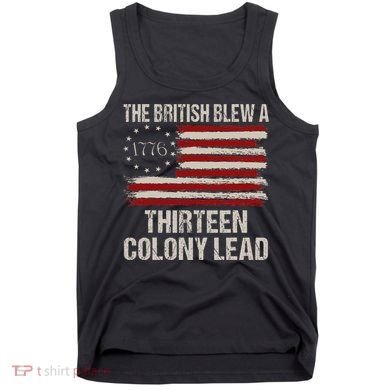The British Blew A 13 Colony Lead Tank Top