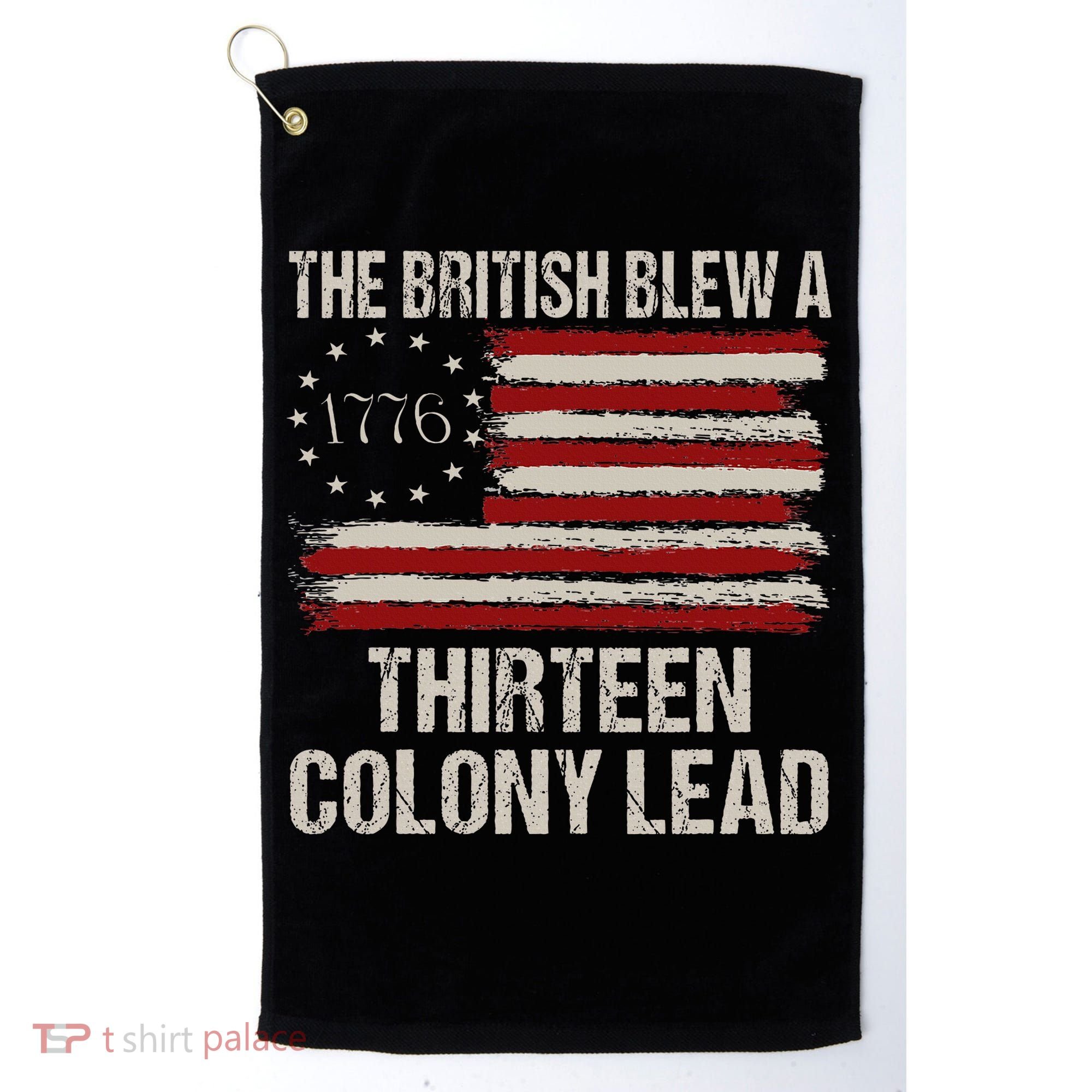The British Blew A 13 Colony Lead Golf Towel