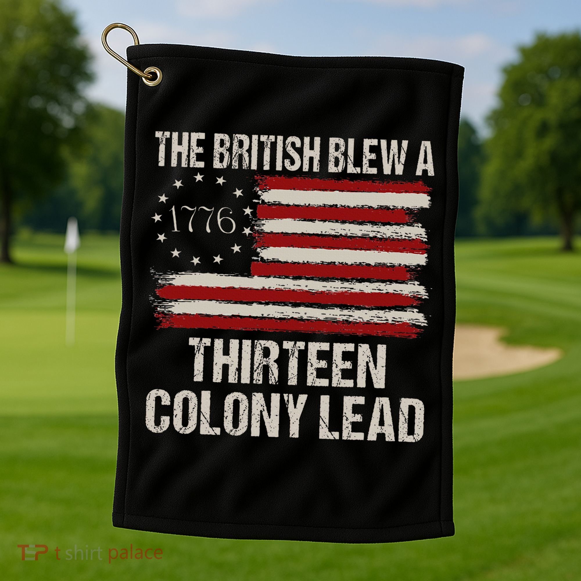The British Blew A 13 Colony Lead Golf Towel
