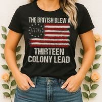 The British Blew A 13 Colony Lead Women's T-Shirt thumb 2