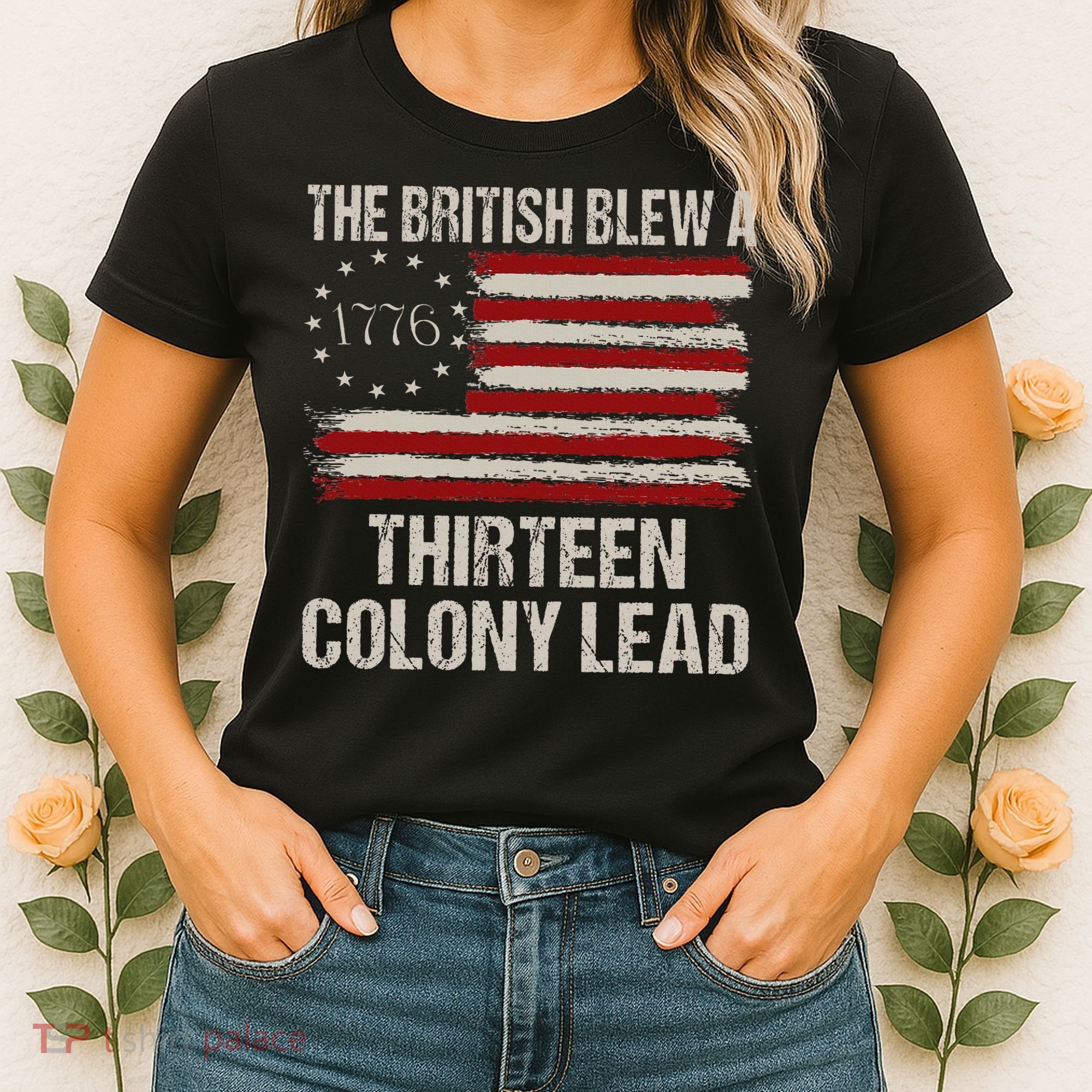 The British Blew A 13 Colony Lead Women's T-Shirt