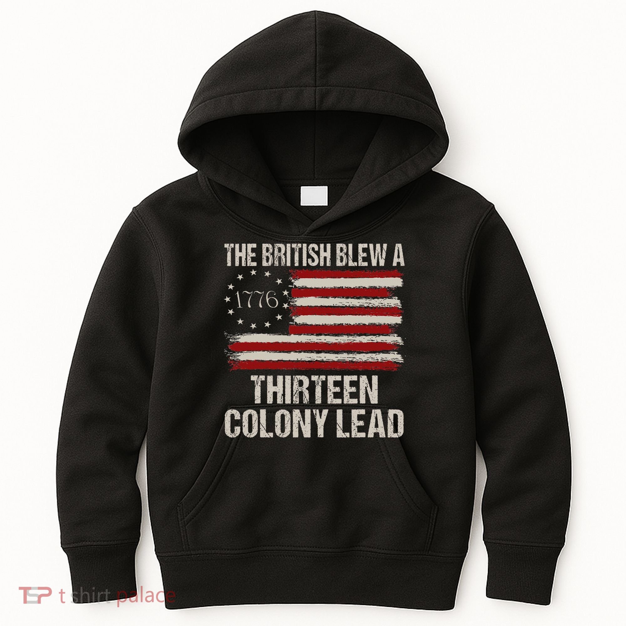 The British Blew A 13 Colony Lead Kids Hoodie
