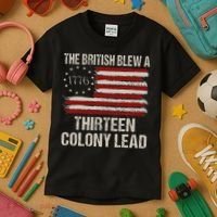 The British Blew A 13 Colony Lead Kids T-Shirt thumb 3