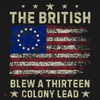 The British Blew A 13 Colony Lead Funny 4th Of July Women's Hoodie thumb 2