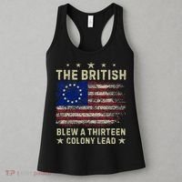 The British Blew A 13 Colony Lead Funny 4th Of July Women's Tank Top thumb 3