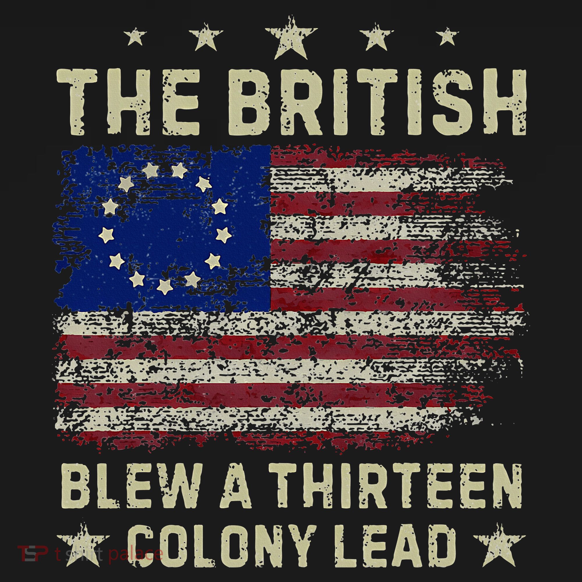 The British Blew A 13 Colony Lead Funny 4th Of July Women's Tank Top