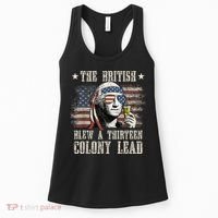 The British Blew A 13 Colony Lead Funny 4th Of July Women's Tank Top thumb 0