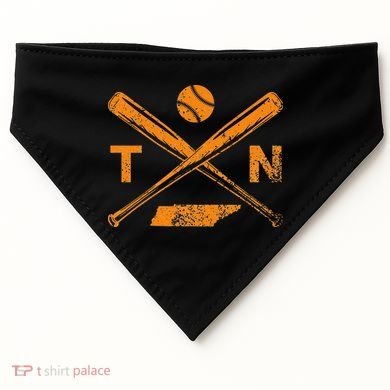 Tennessee Baseball Bats & Ball Classic Baseball Player USA-Made Doggie Bandana