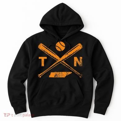 Tennessee Baseball Bats & Ball Classic Baseball Player Hoodie