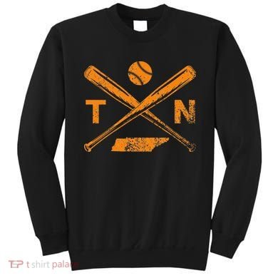 Tennessee Baseball Bats & Ball Classic Baseball Player Sweatshirt