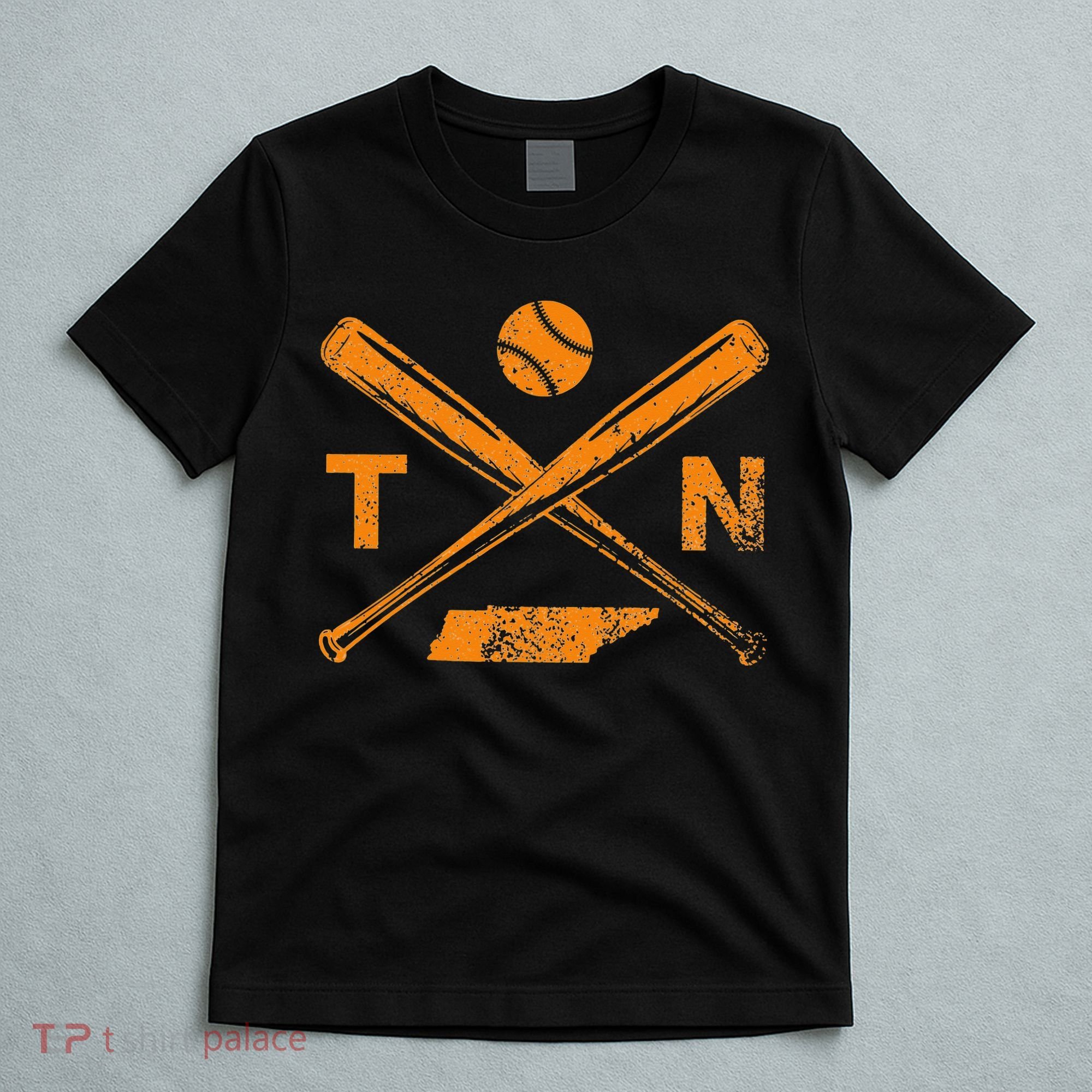 Tennessee Baseball Bats & Ball Classic Baseball Player T-Shirt