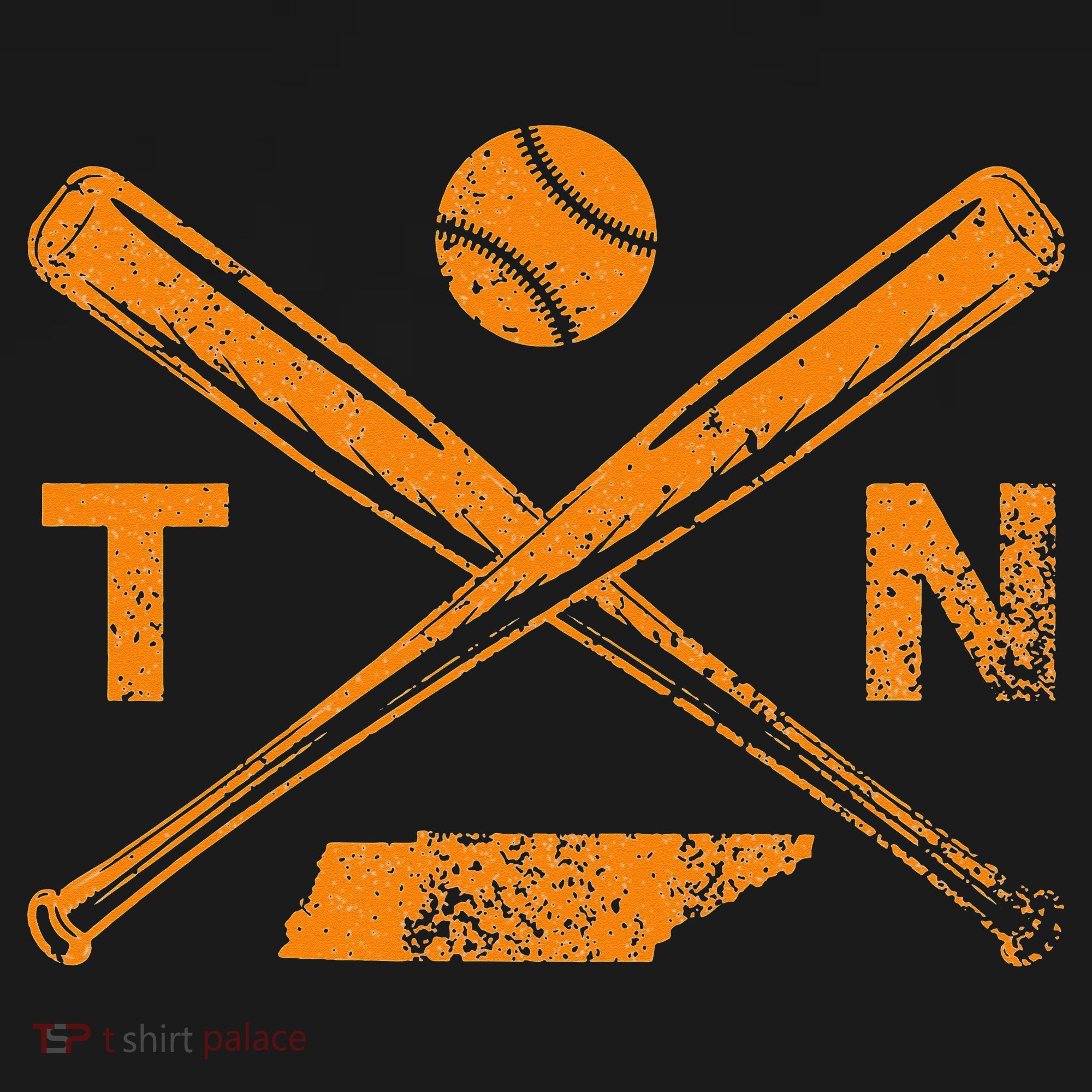 Tennessee Baseball Bats & Ball Classic Baseball Player Mousepad