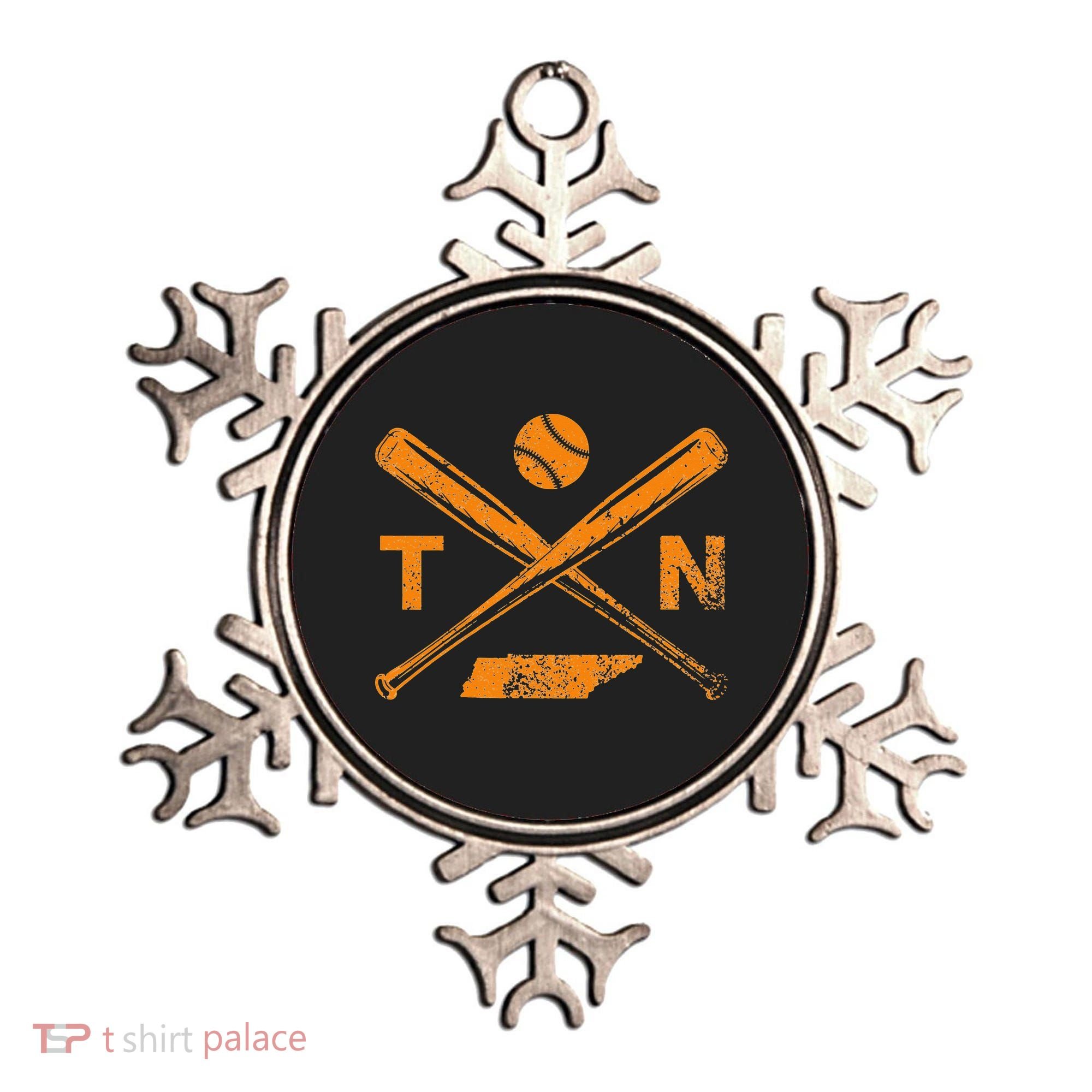 Tennessee Baseball Bats & Ball Classic Baseball Player Ornament