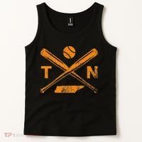 Tennessee Baseball Bats & Ball Classic Baseball Player Tank Top thumb 2