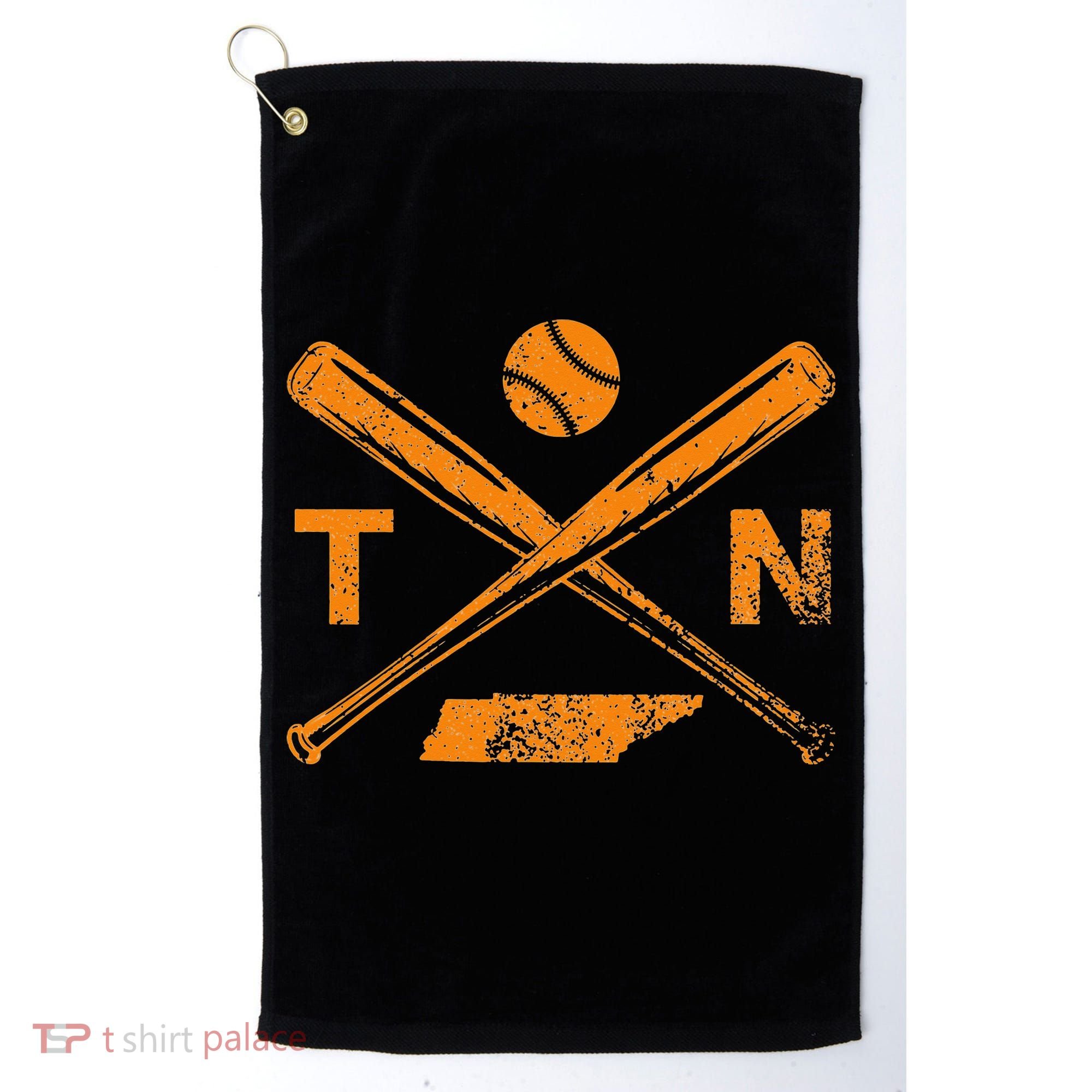 Tennessee Baseball Bats & Ball Classic Baseball Player Golf Towel