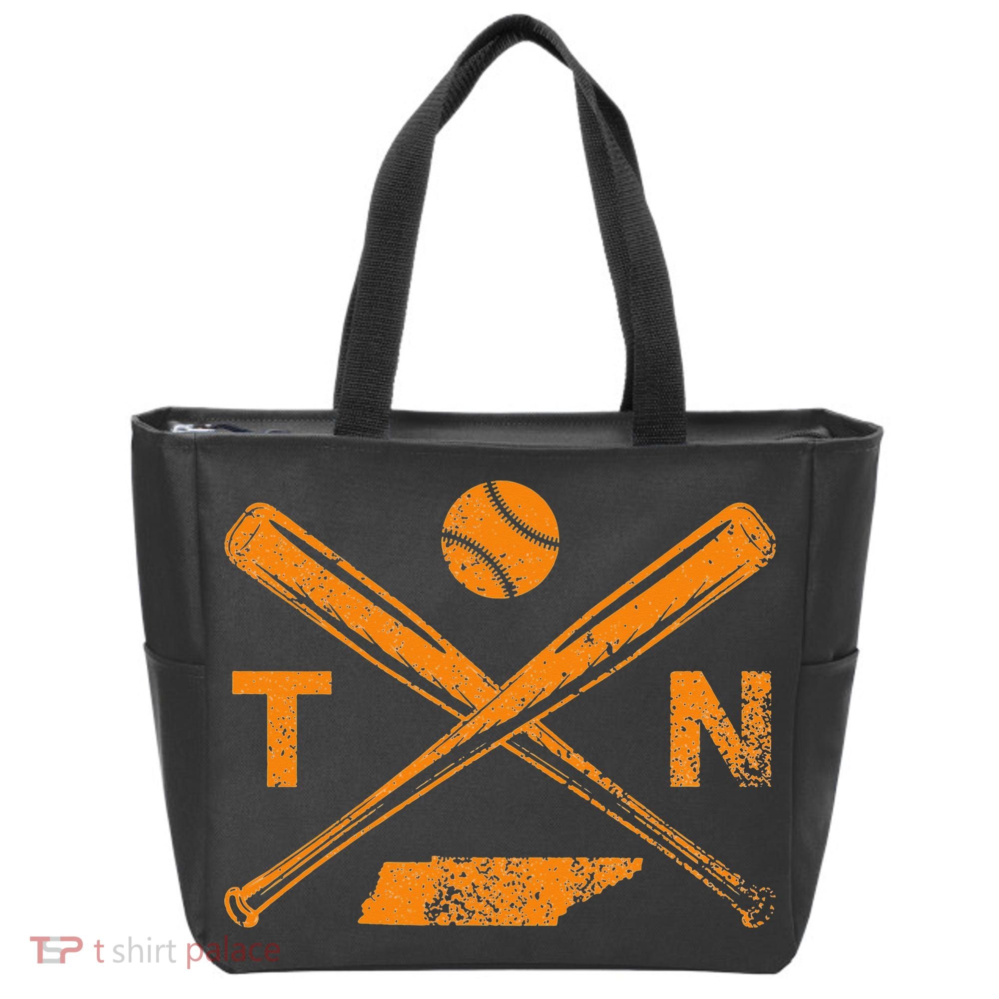 Tennessee Baseball Bats & Ball Classic Baseball Player Tote Bag