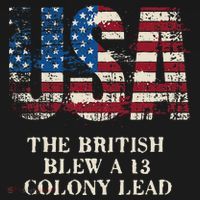 The British Blew A 13 Colony Lead Funny 4th Of July Women's Hoodie thumb 2