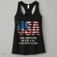 The British Blew A 13 Colony Lead Funny 4th Of July Women's Tank Top thumb 3