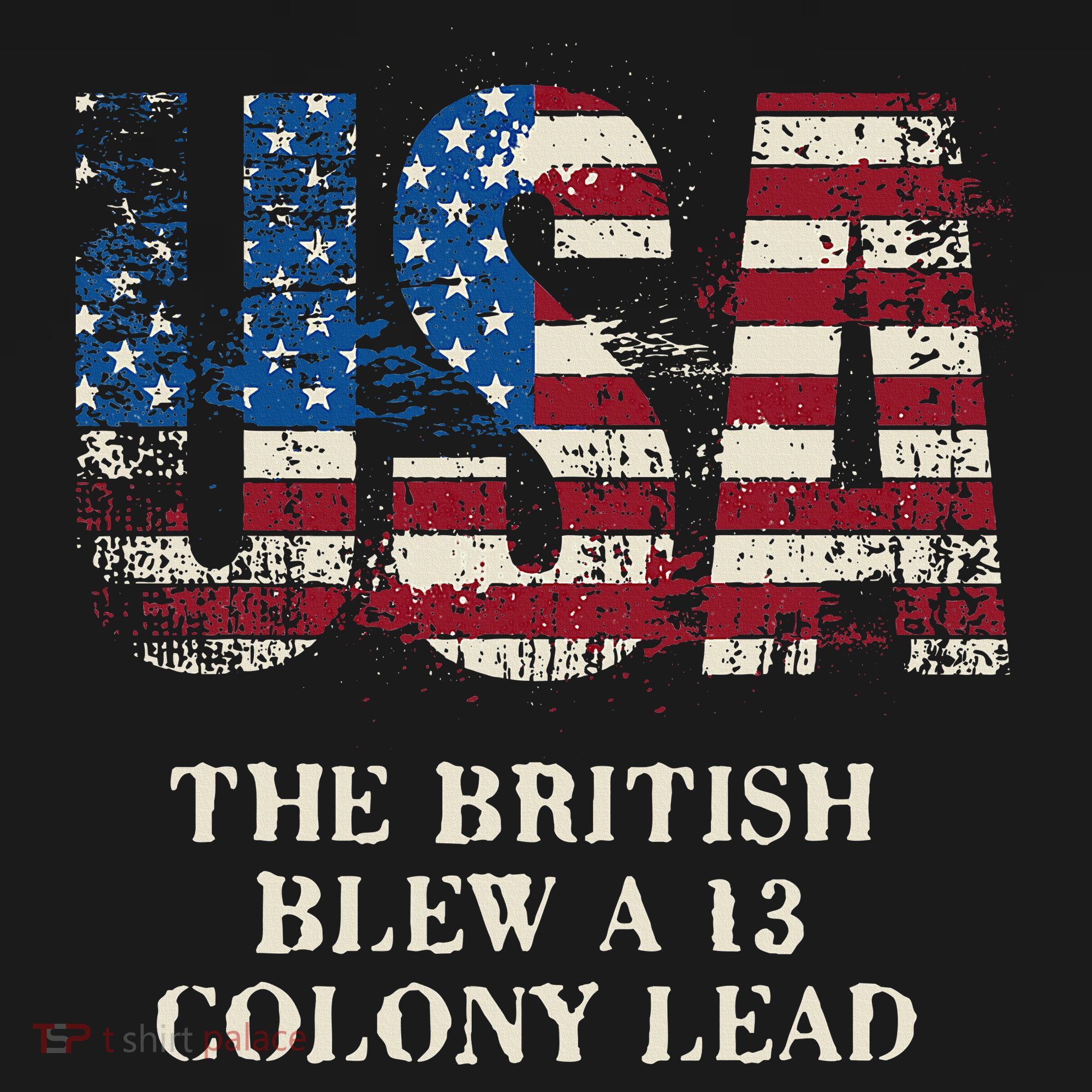 The British Blew A 13 Colony Lead Funny 4th Of July Women's Tank Top