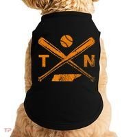 Tennessee Baseball Bats & Ball Classic Baseball Player Doggie Tank thumb 0